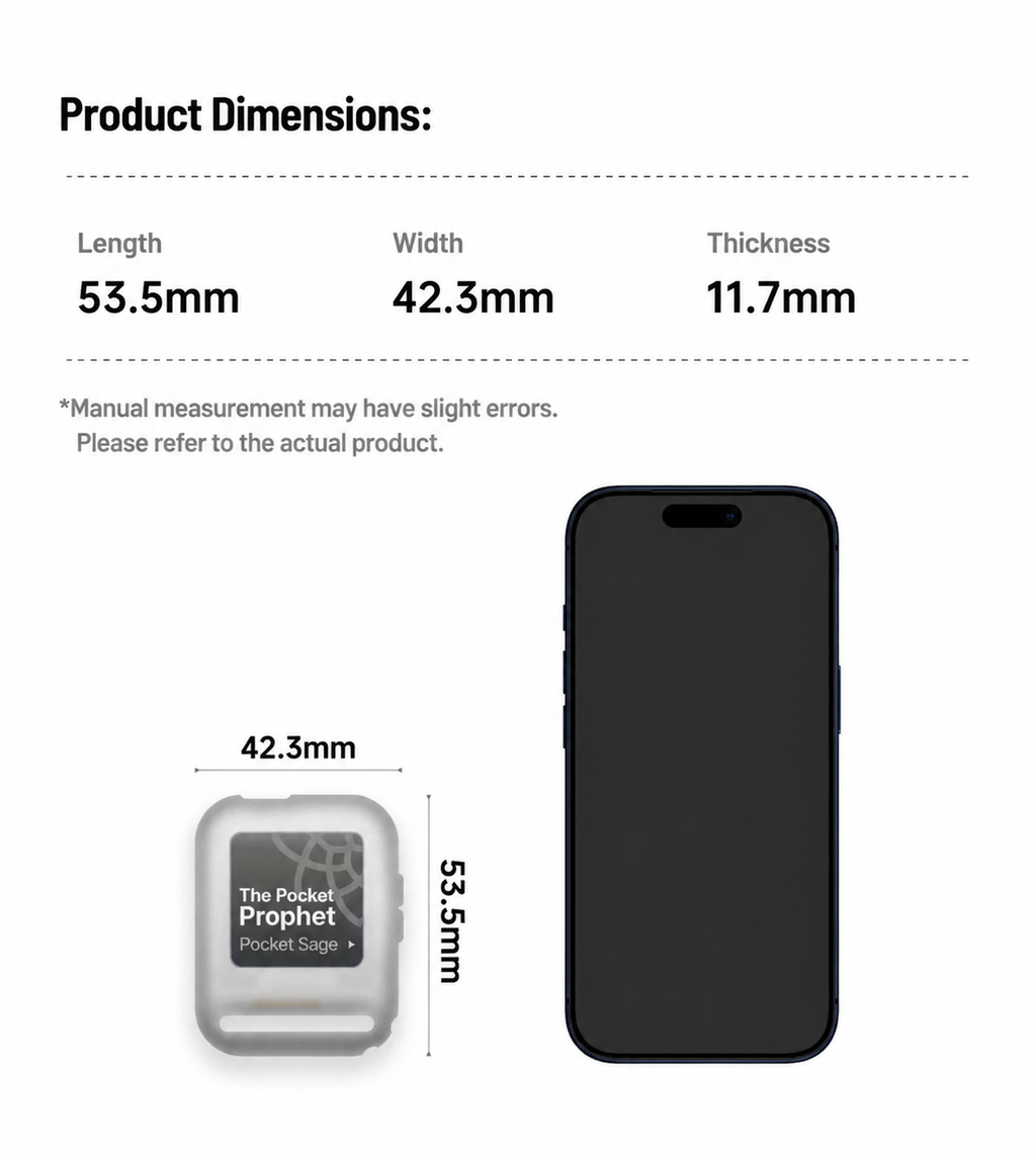 Rand/0 PocketProphet™ — Pocket Decision Engine with E-Paper Display