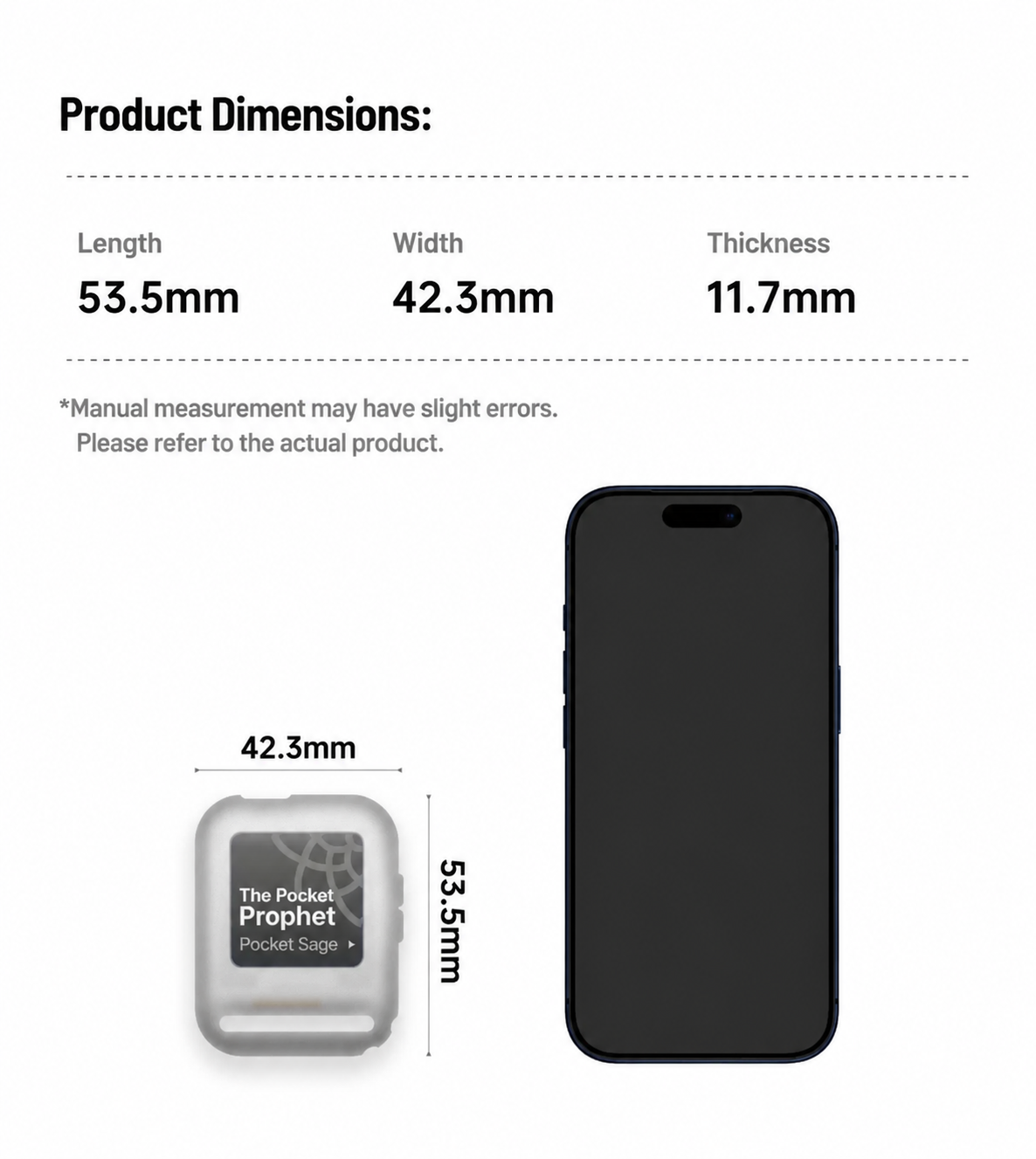 Rand/0 PocketProphet™ — Pocket Decision Engine with E-Paper Display