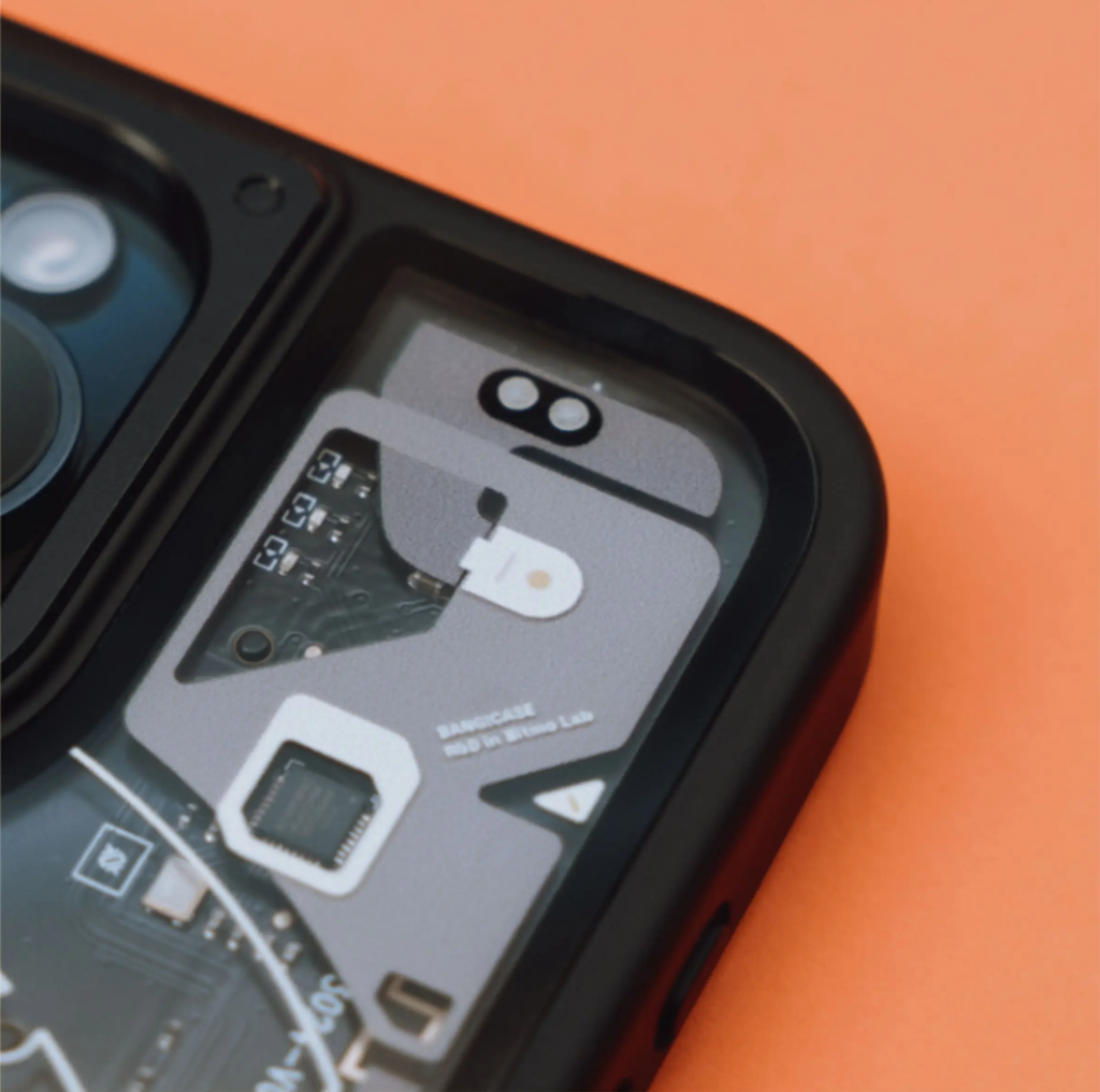 BANG!CASE™ — Transparent MagSafe iPhone Case with Programmable Action Button