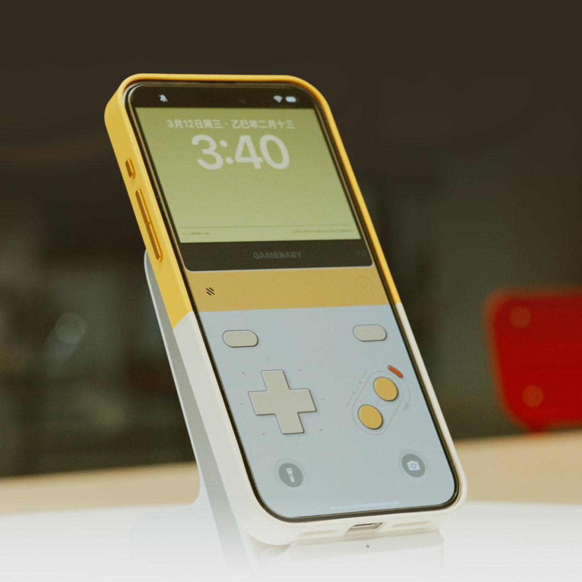 GAMEBABY™ — Retro Gaming iPhone Case with Real Physical Controls