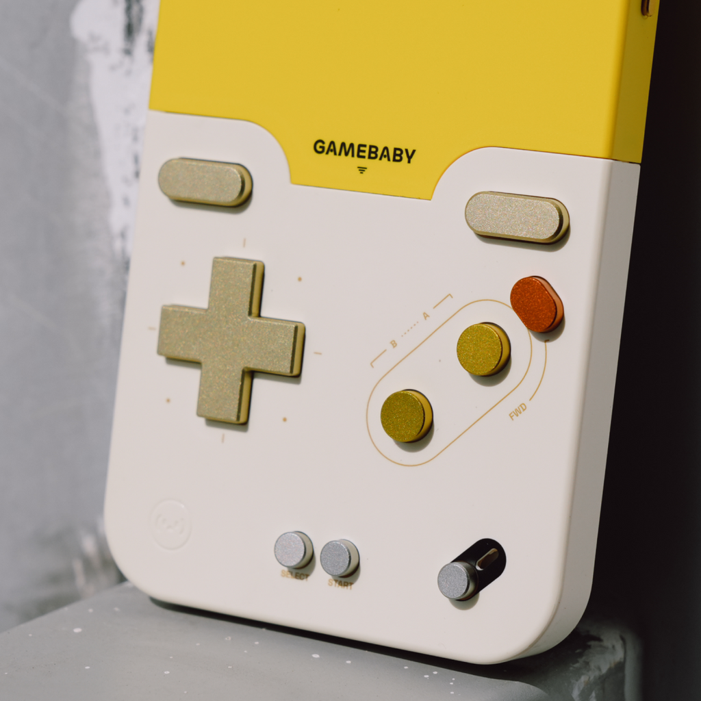 GAMEBABY™ — Retro Gaming iPhone Case with Real Physical Controls