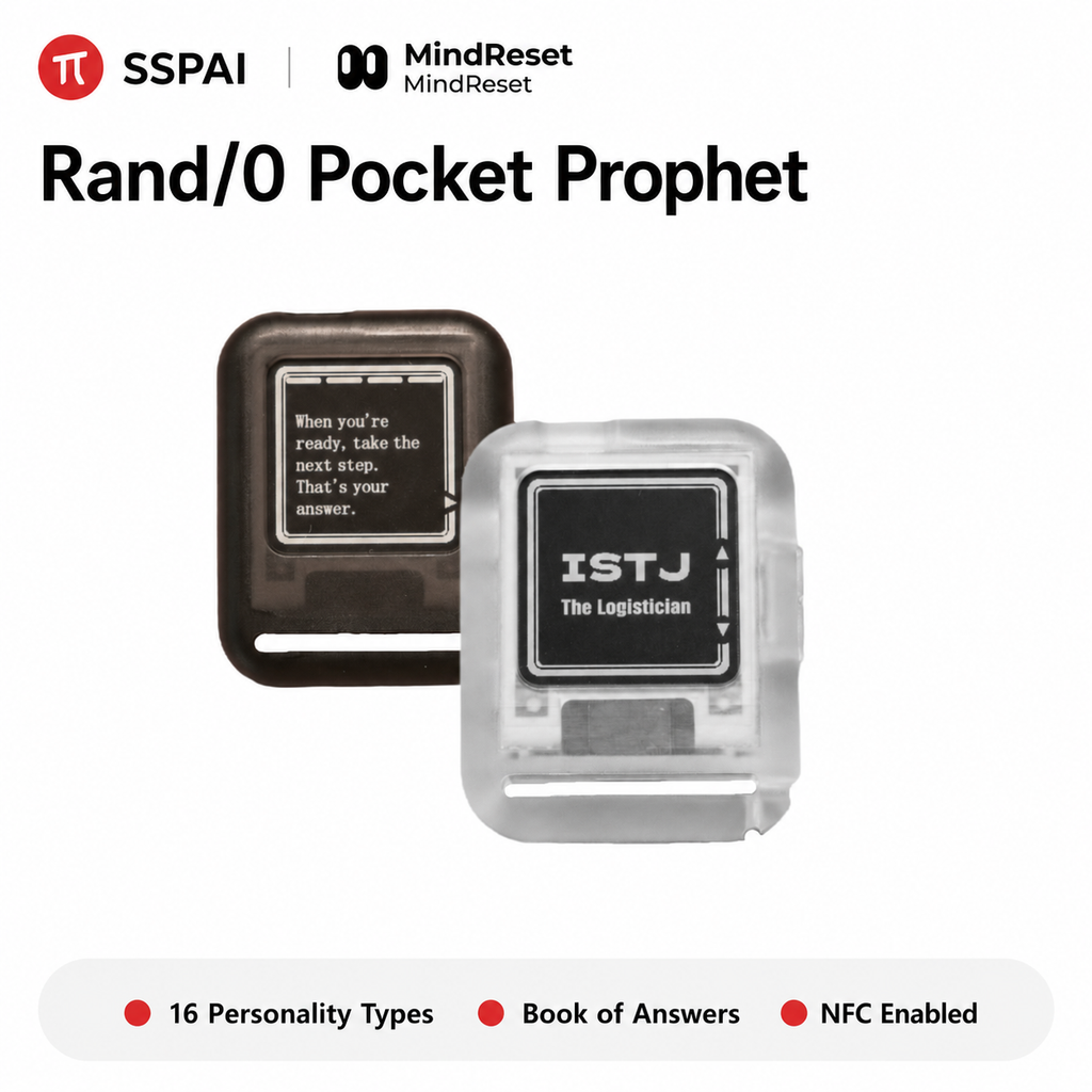 Rand/0 PocketProphet™ — Pocket Decision Engine with E-Paper Display