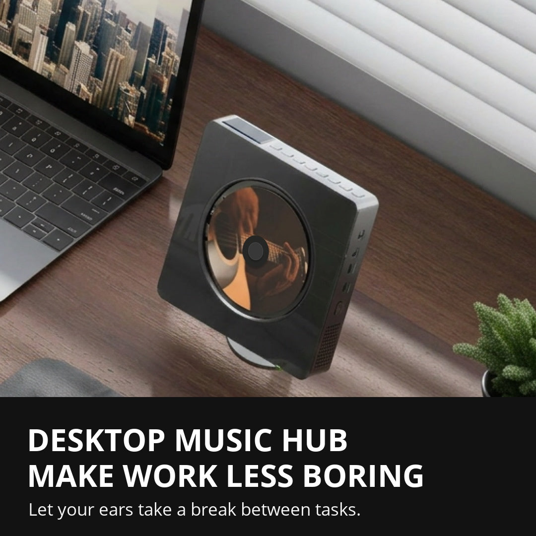BEATBOX Portable All-In-One CD Player & Bluetooth Speaker