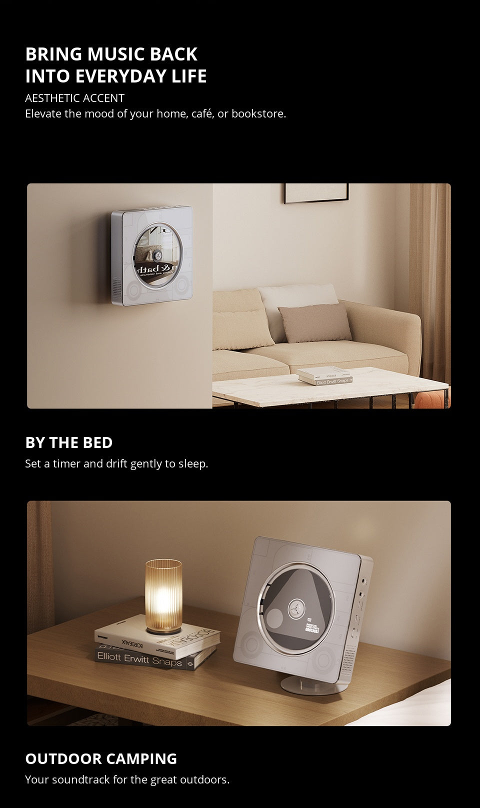 BEATBOX Portable All-In-One CD Player & Bluetooth Speaker
