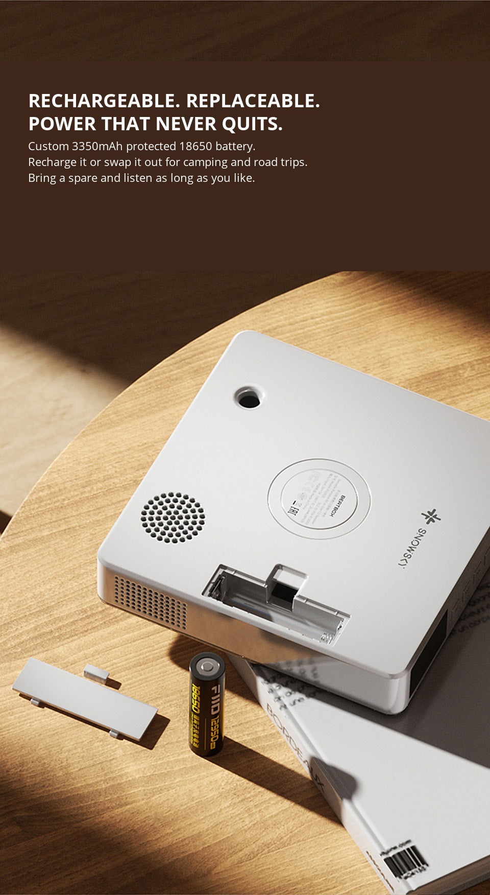 BEATBOX Portable All-In-One CD Player & Bluetooth Speaker